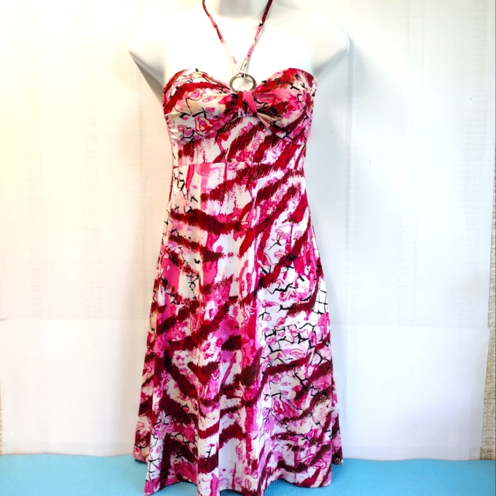 Sparking Stars Women's Halter Summer Dress Size S